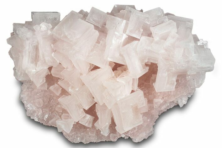 Pink Halite Crystal Cluster - Trona, California #279819